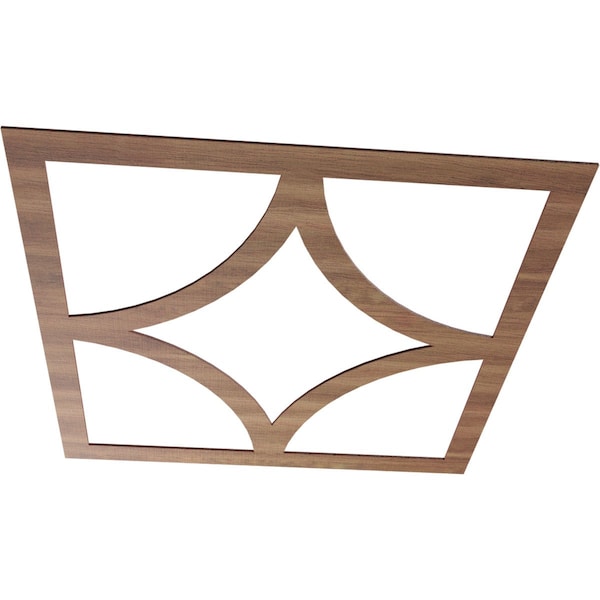 Statesman Wood Fretwork Pierced Ceiling Medallion, Walnut, 38OD X 24 1/4ID X 3/8T